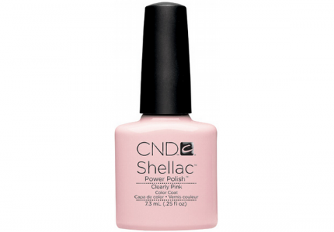 CND SHELLAC CLEARLY PINK